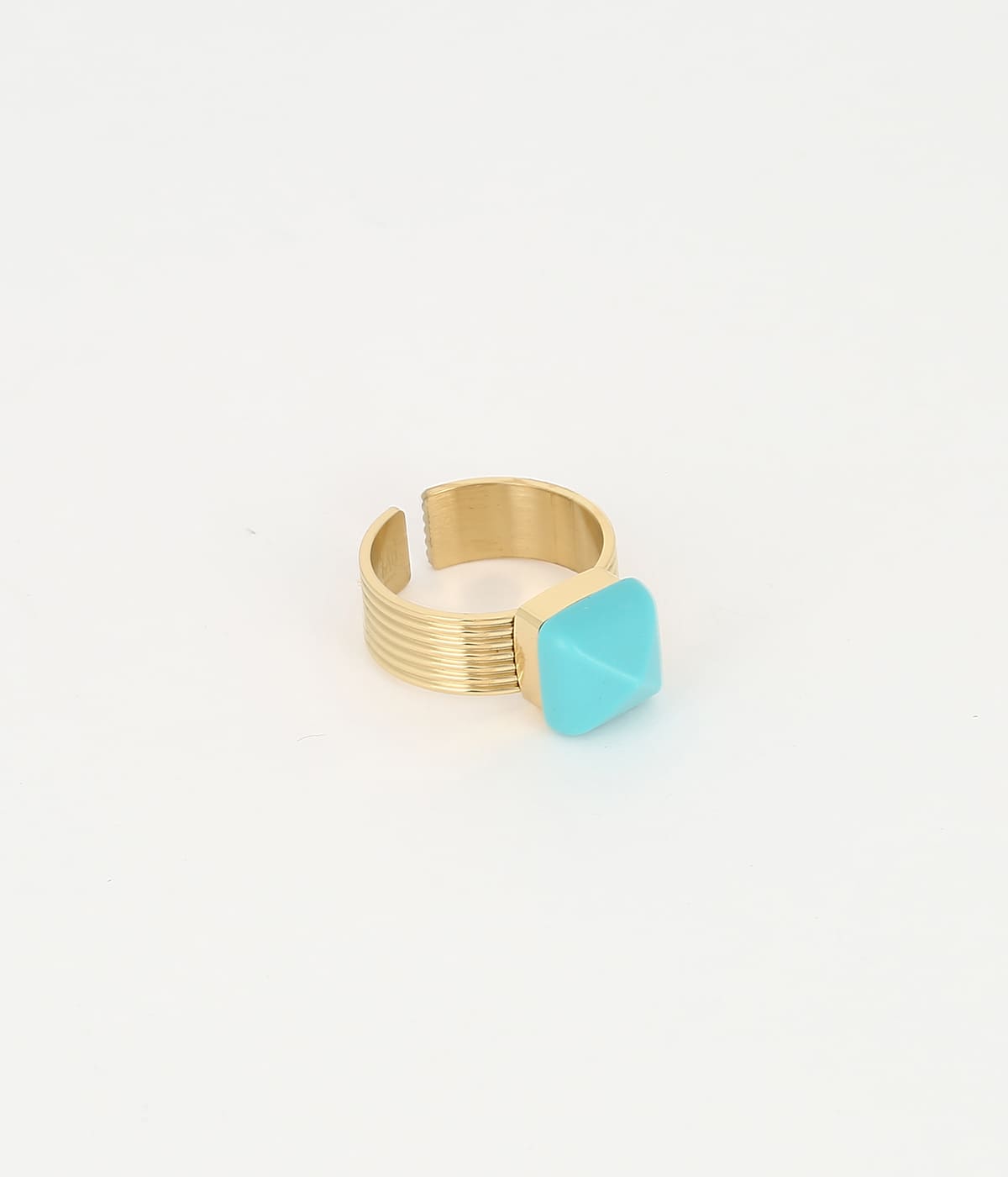 Bague Lilo (Acier doré)