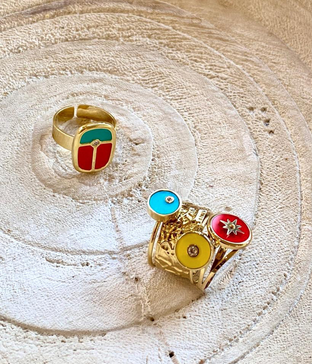Bague Liz (Acier doré)