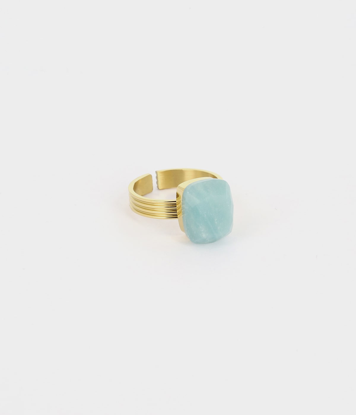 Bague Petra (Acier doré)