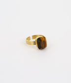 Bague Petra (Acier doré)