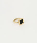Bague Roberta (Acier doré)