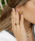 Bague Roxana (Acier doré)
