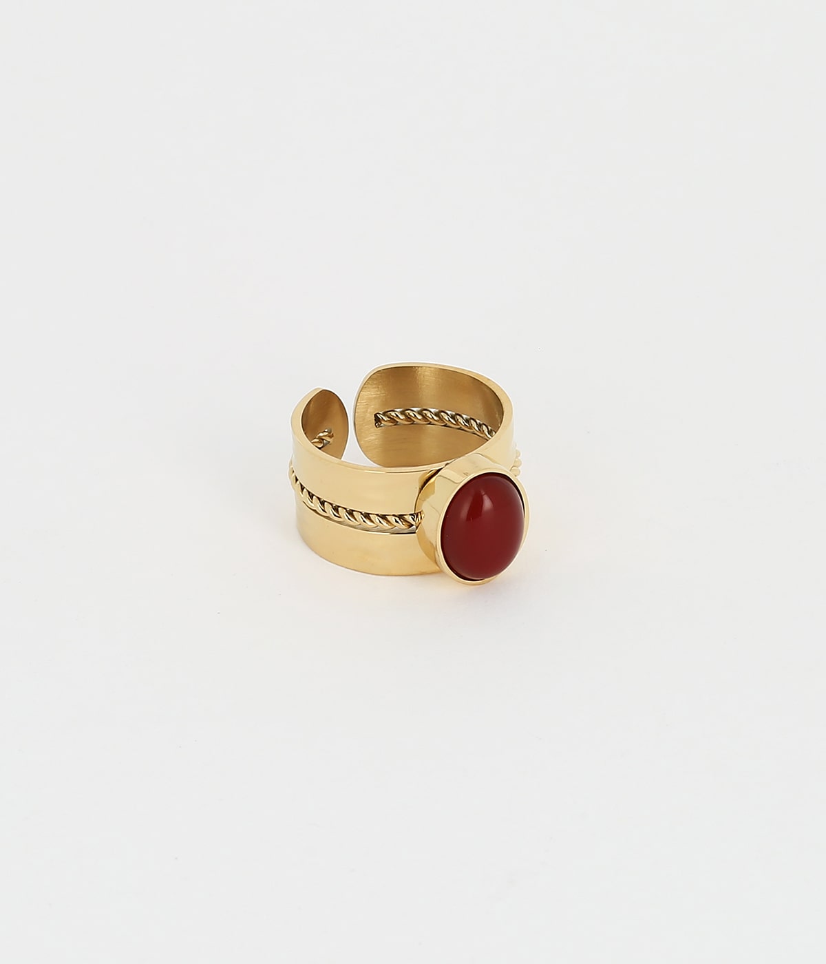 Bague Roxana (Acier doré)