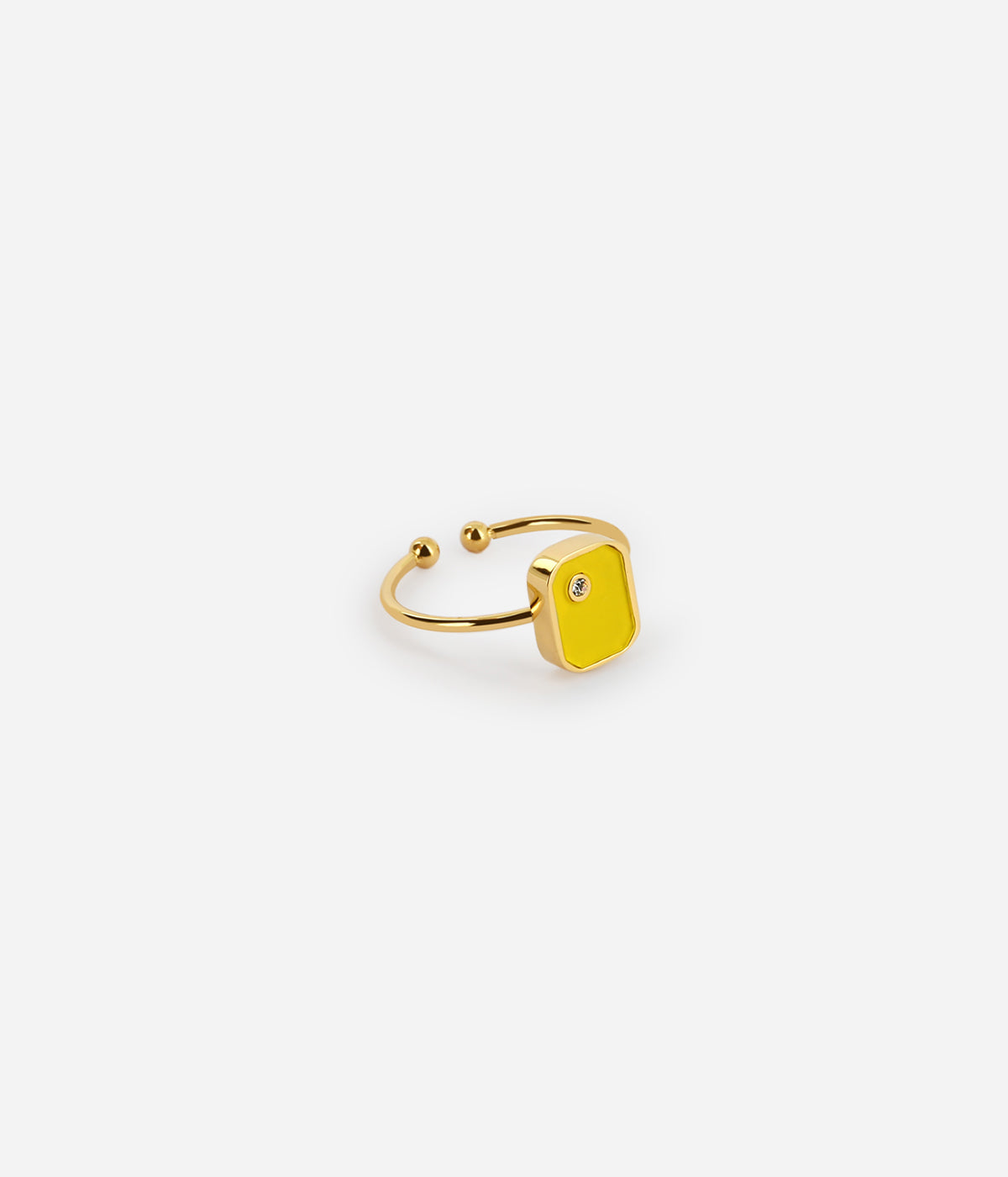 Bague Sami (Acier doré)
