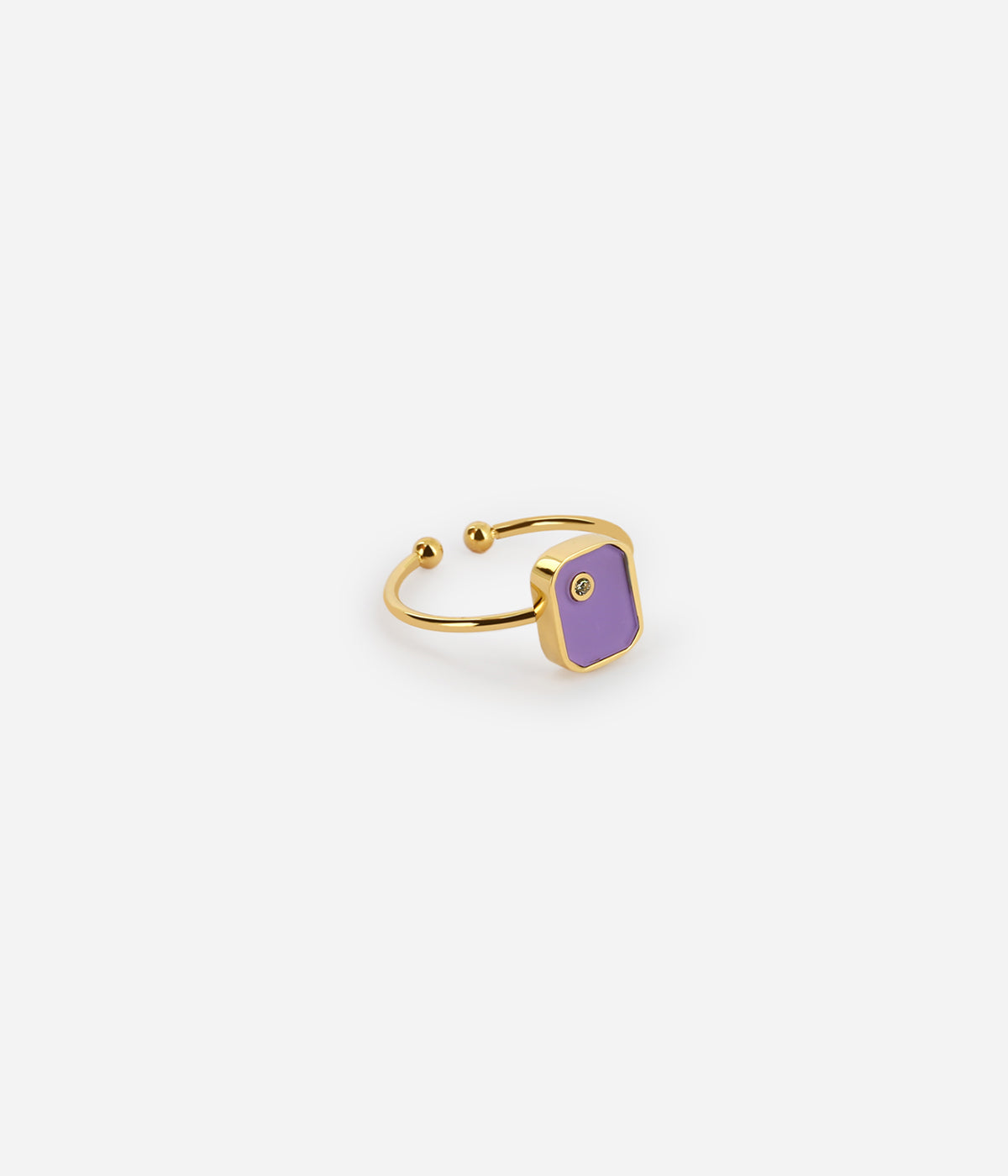 Bague Sami (Acier doré)