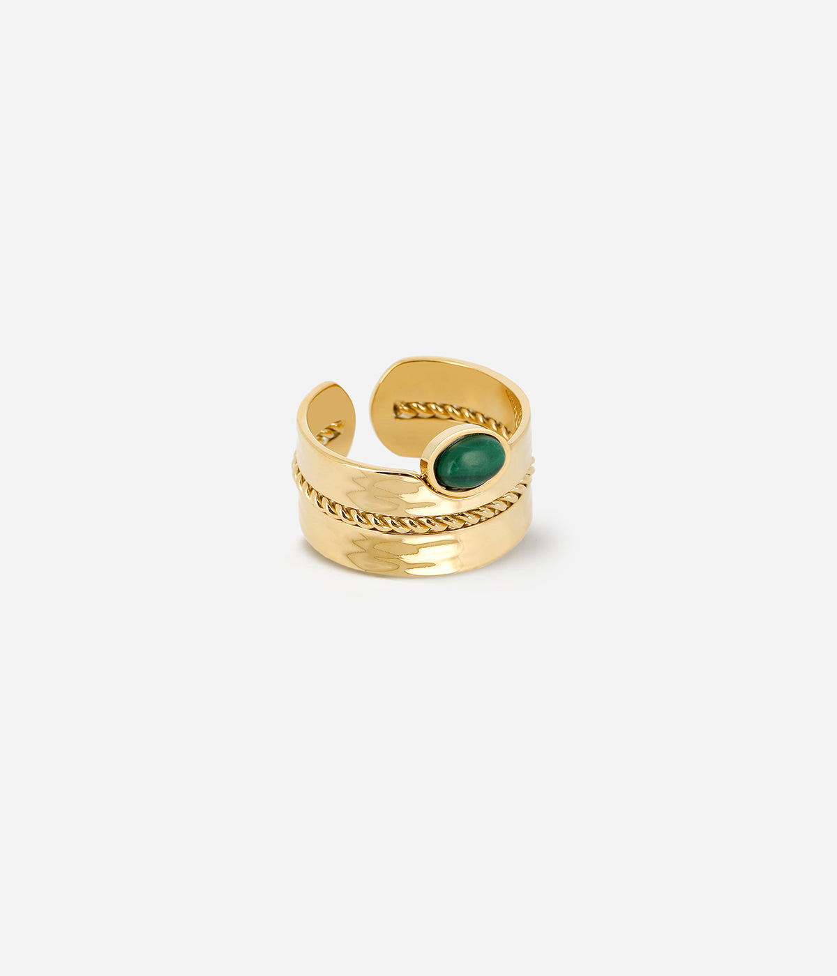 Bague Sicilia (Acier doré)