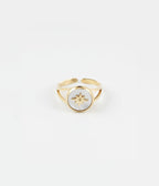 Bague Sun (Acier doré)