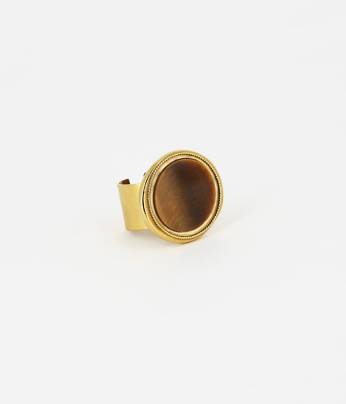 Bague Thyssen (Acier doré)
