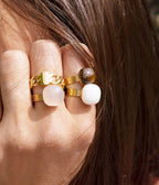 Bague Vino (Acier doré)