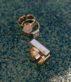 Bague Zoom (Acier doré)