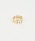 Bague Zoom (Acier doré)
