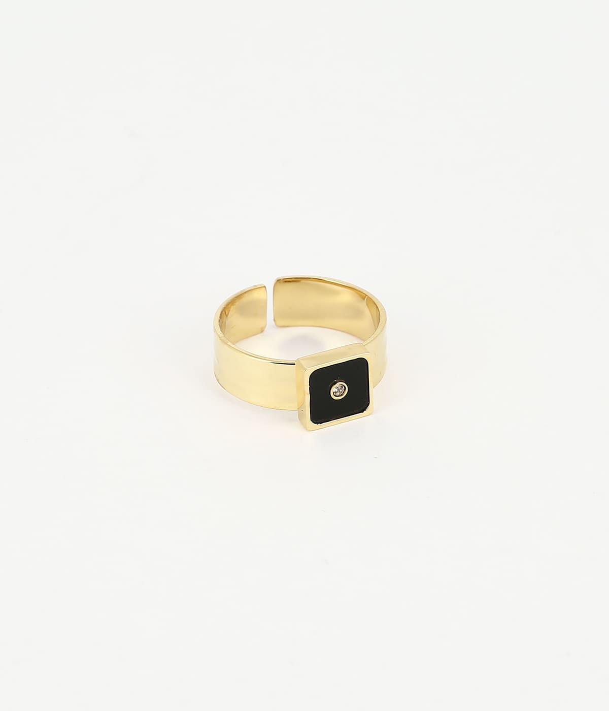 Bague Zoom (Acier doré)