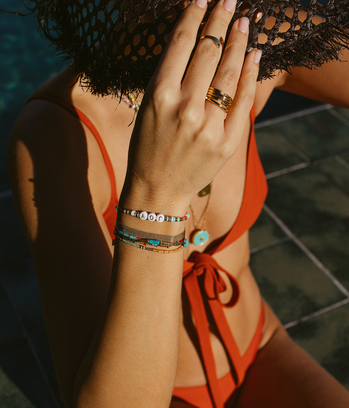Bracelet Savane (Acier doré)