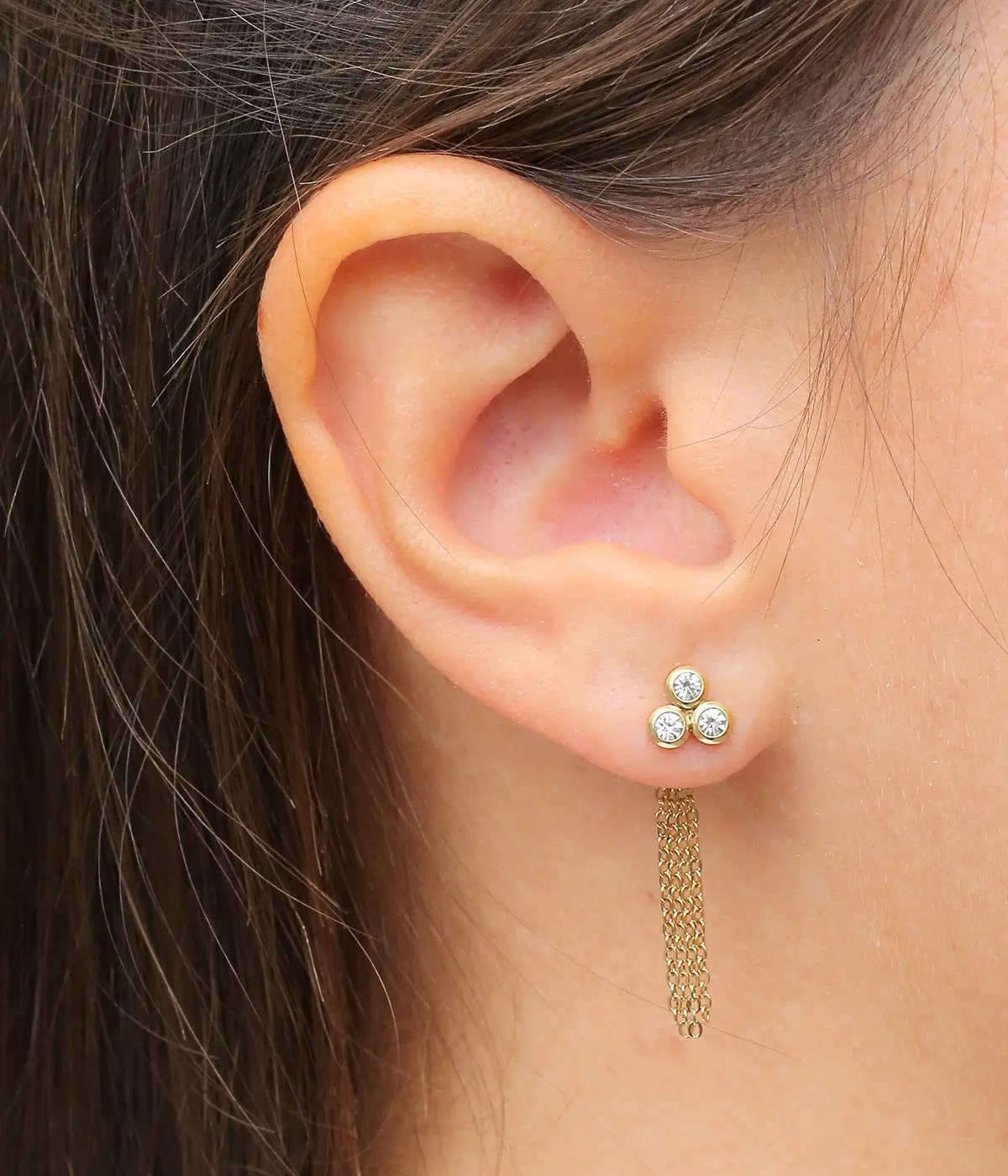 Boucles d’oreilles Alta (Acier)
