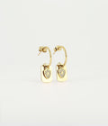 Boucles d'oreilles Bagdad (Acier doré)