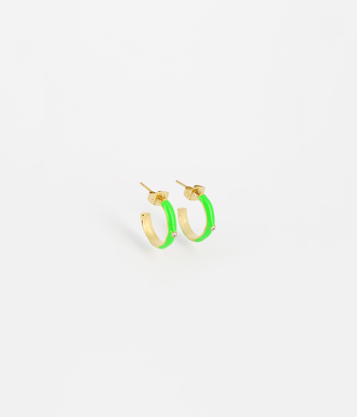 Boucles d'oreilles Calor (Acier doré)