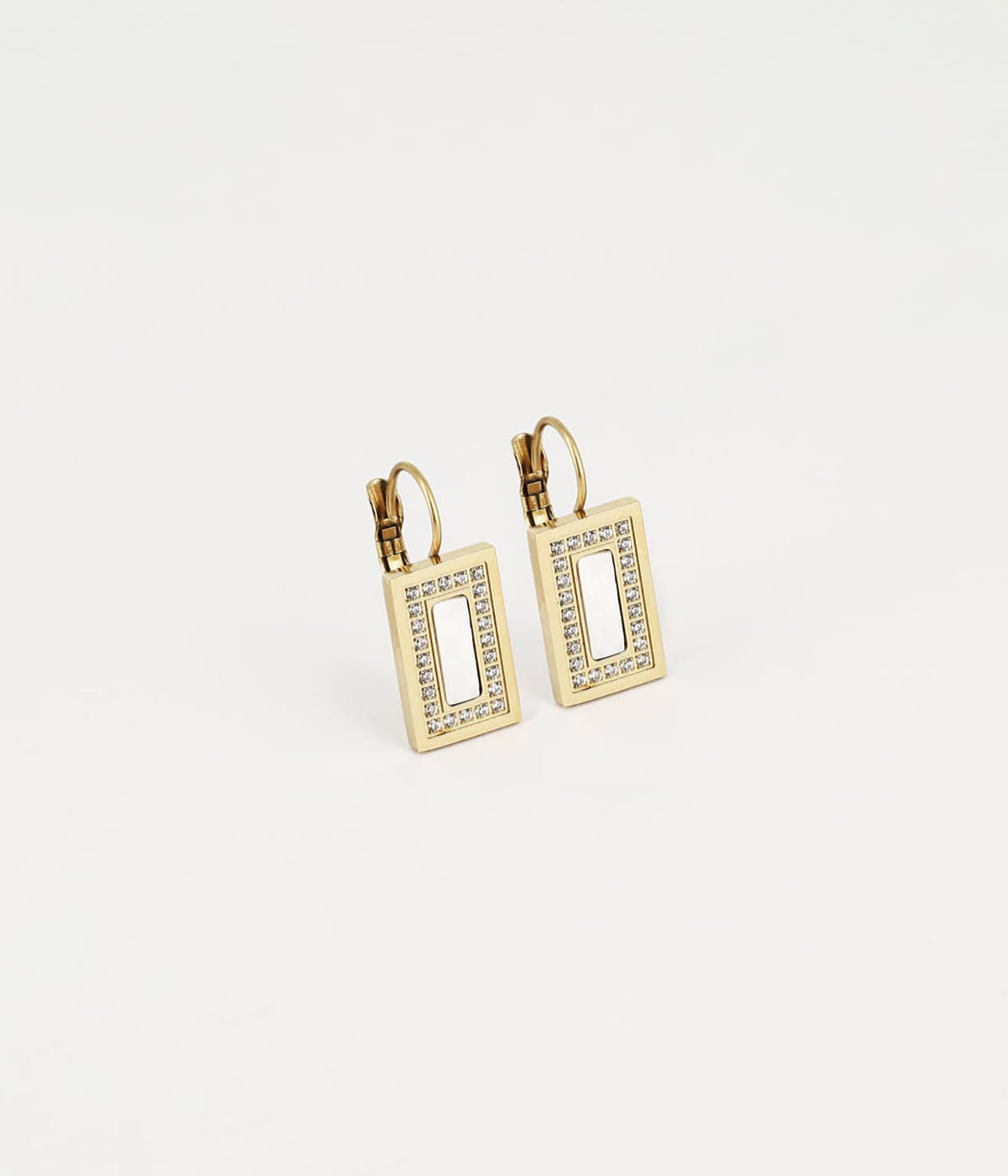 Boucles d'oreilles Carli (Acier doré)