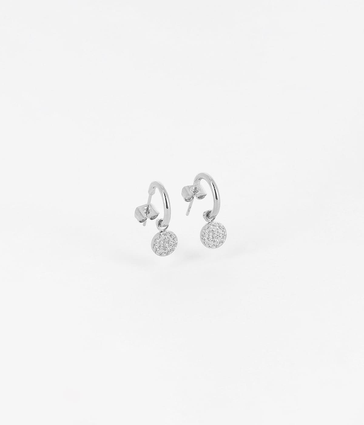 Boucles d'oreilles créoles Choupette (Acier)