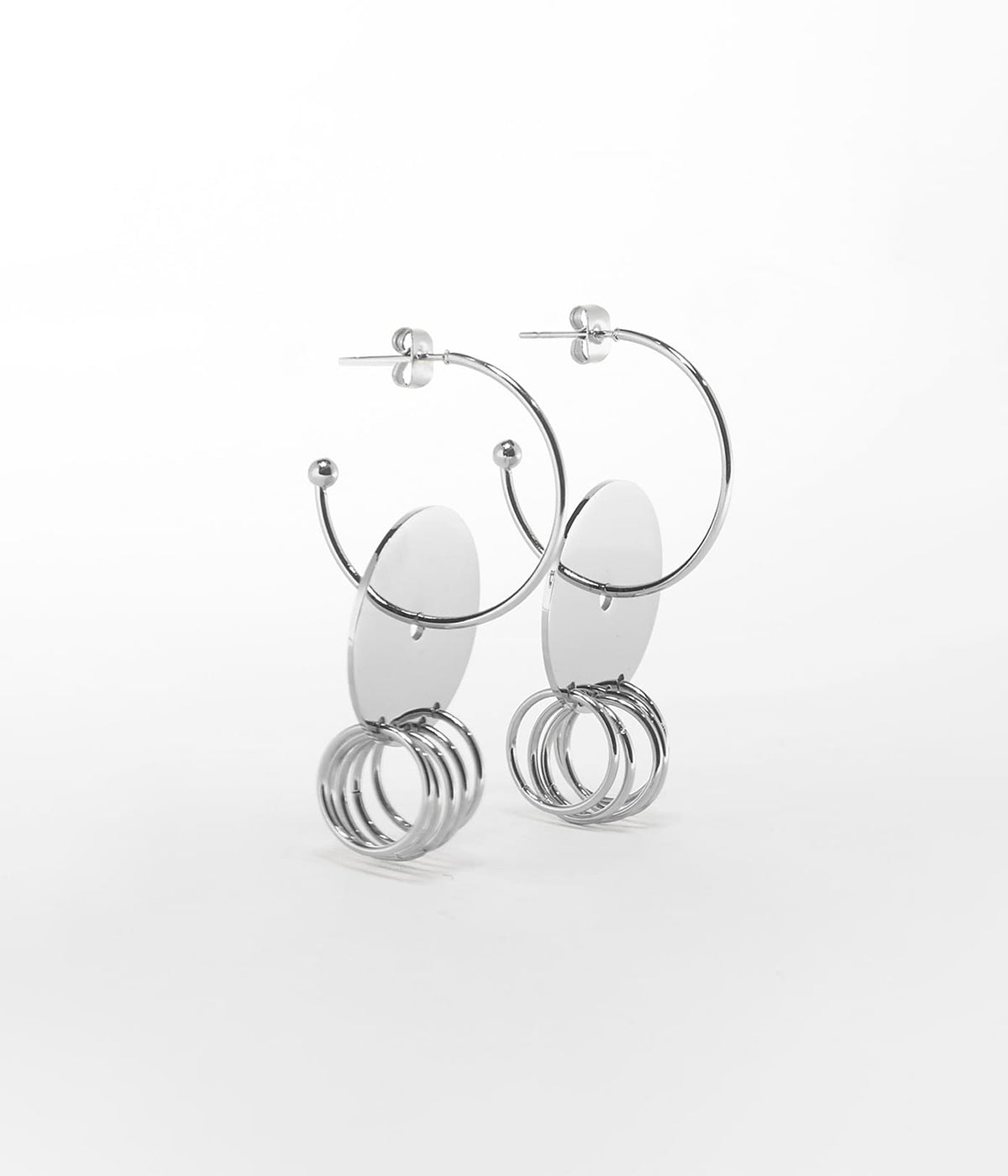 Boucles d'oreilles Dolmen (Acier)