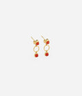 Boucles d'oreilles Ernestine (Acier doré)