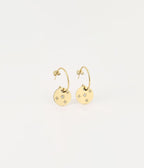 Boucles d'oreilles Freud (Acier doré)