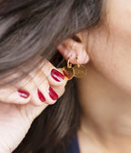 Boucles d'oreilles Hope & Zen (Acier)