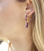 Boucles d'oreilles Jessi (Acier doré)