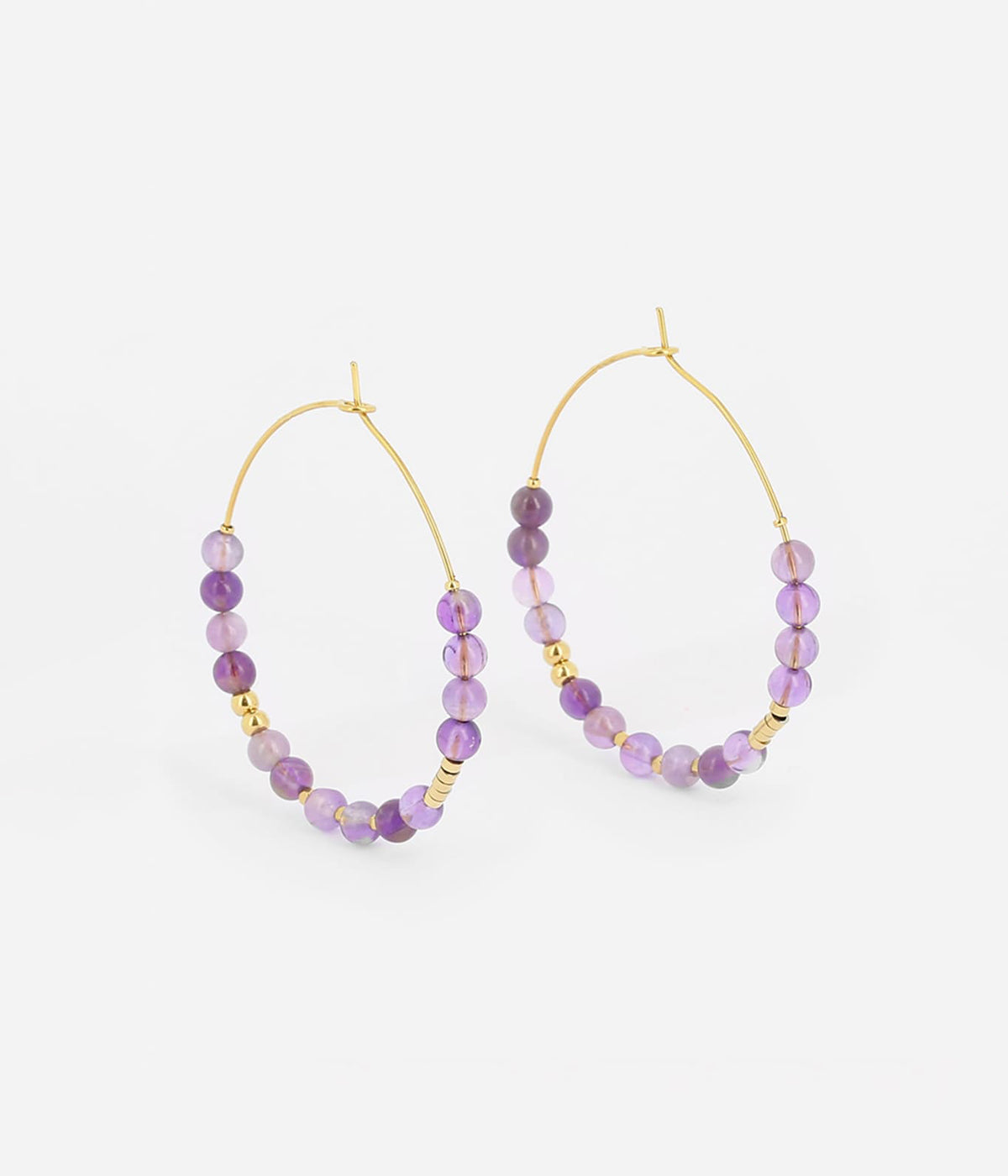 Boucles d'oreilles Jessi (Acier doré)
