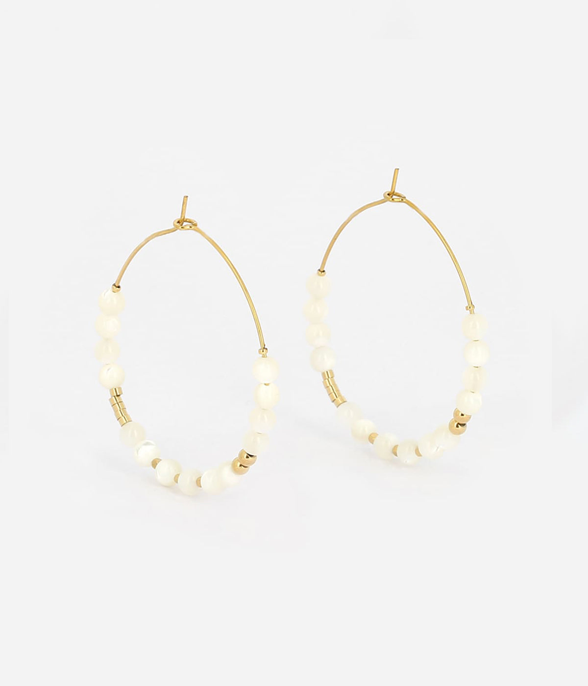 Boucles d'oreilles Jessi (Acier doré)