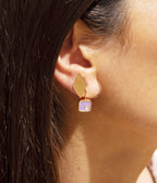 Boucles d'oreilles Kira (Acier doré)