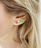 Boucles d'oreilles Roland (Acier doré)