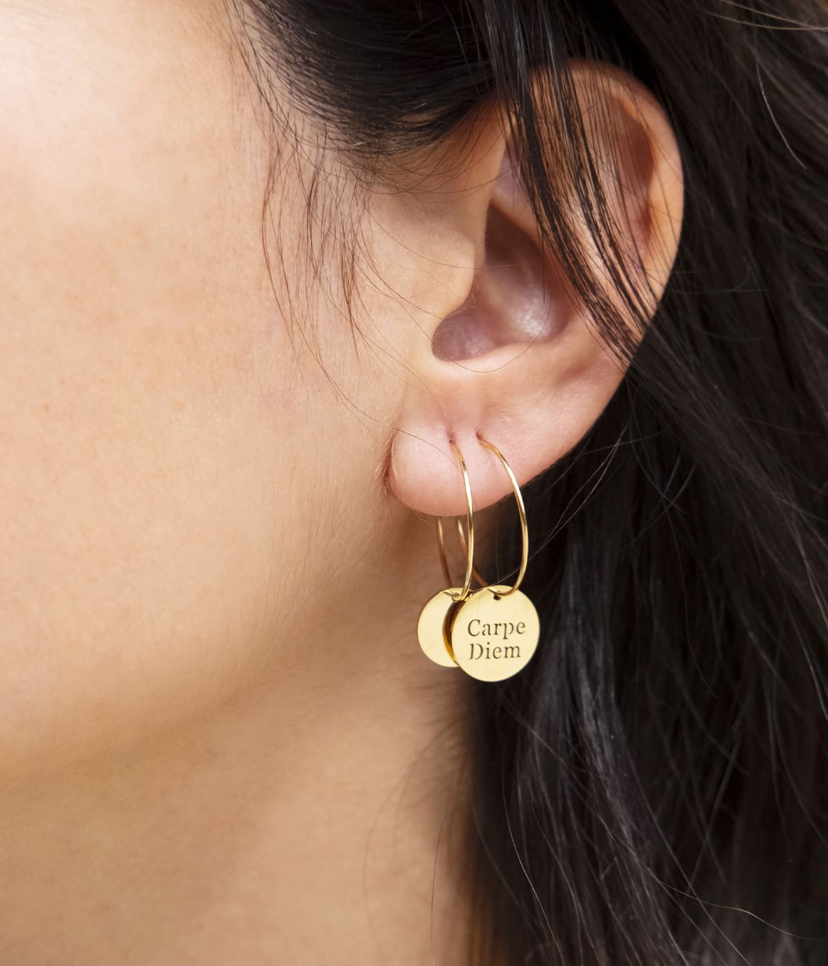 Boucles d'oreilles Libre (Acier)