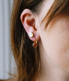 Boucles d'oreilles Lima (Acier doré)