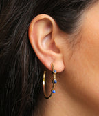 Boucles d’oreilles Limar (Acier doré)
