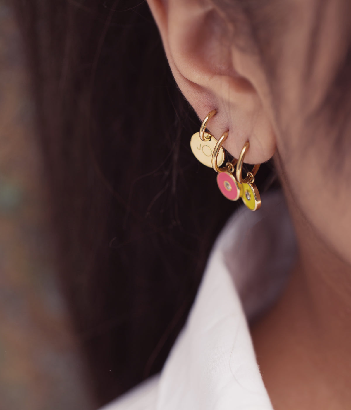 Boucles d'oreilles Love & Joy (Acier)
