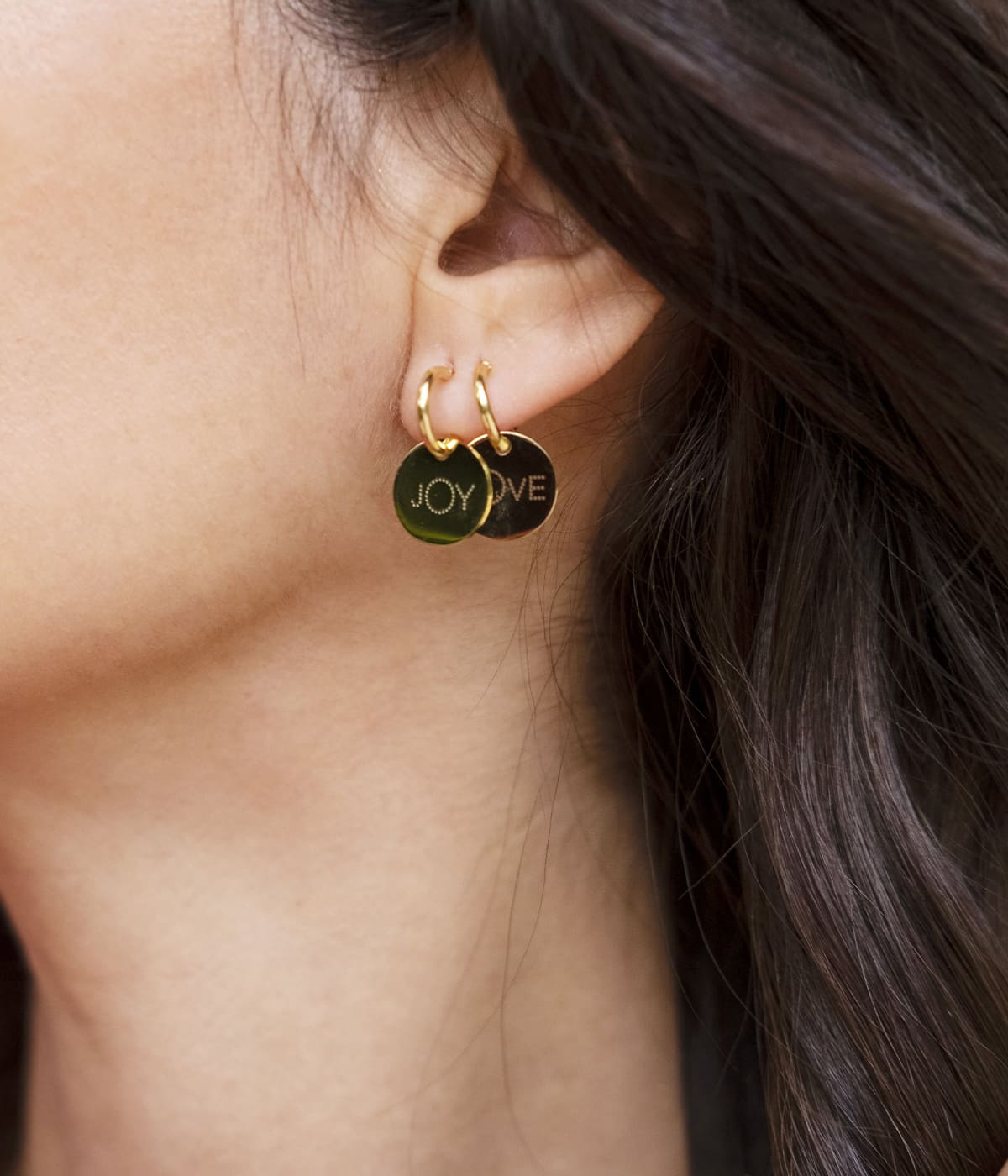 Boucles d'oreilles Love & Joy (Acier)