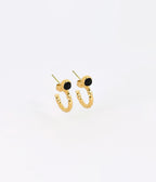 Boucles d'oreilles Marie Sophie (Acier doré)