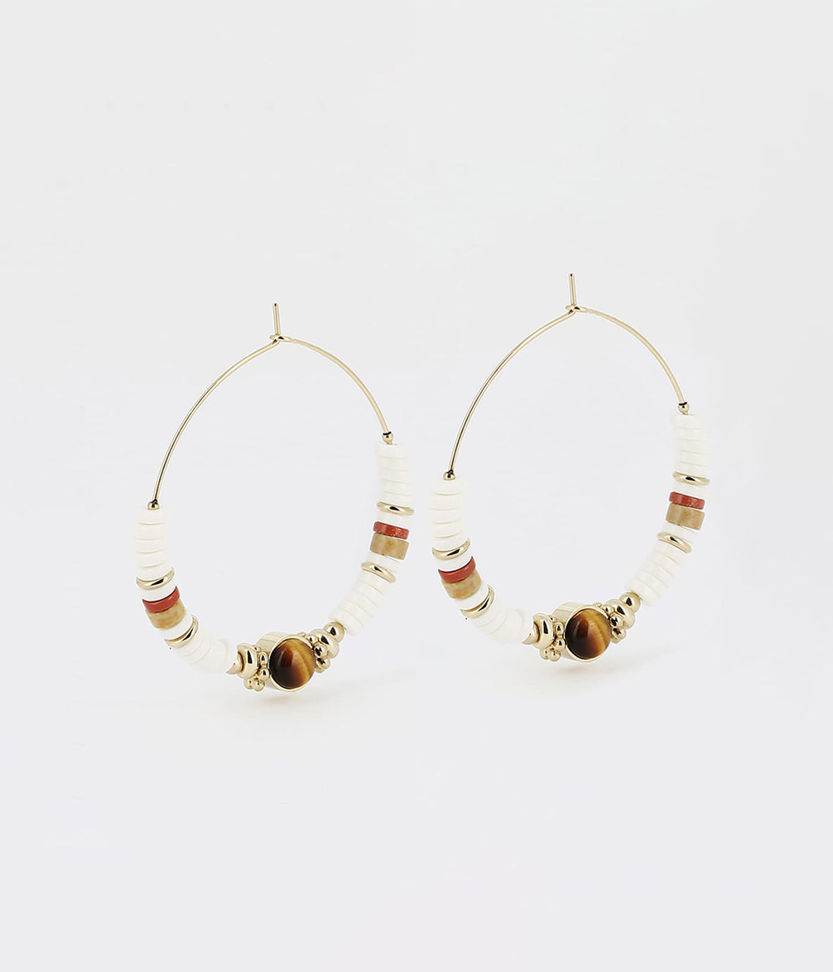 Boucles d'oreilles Muccia  (Acier doré)