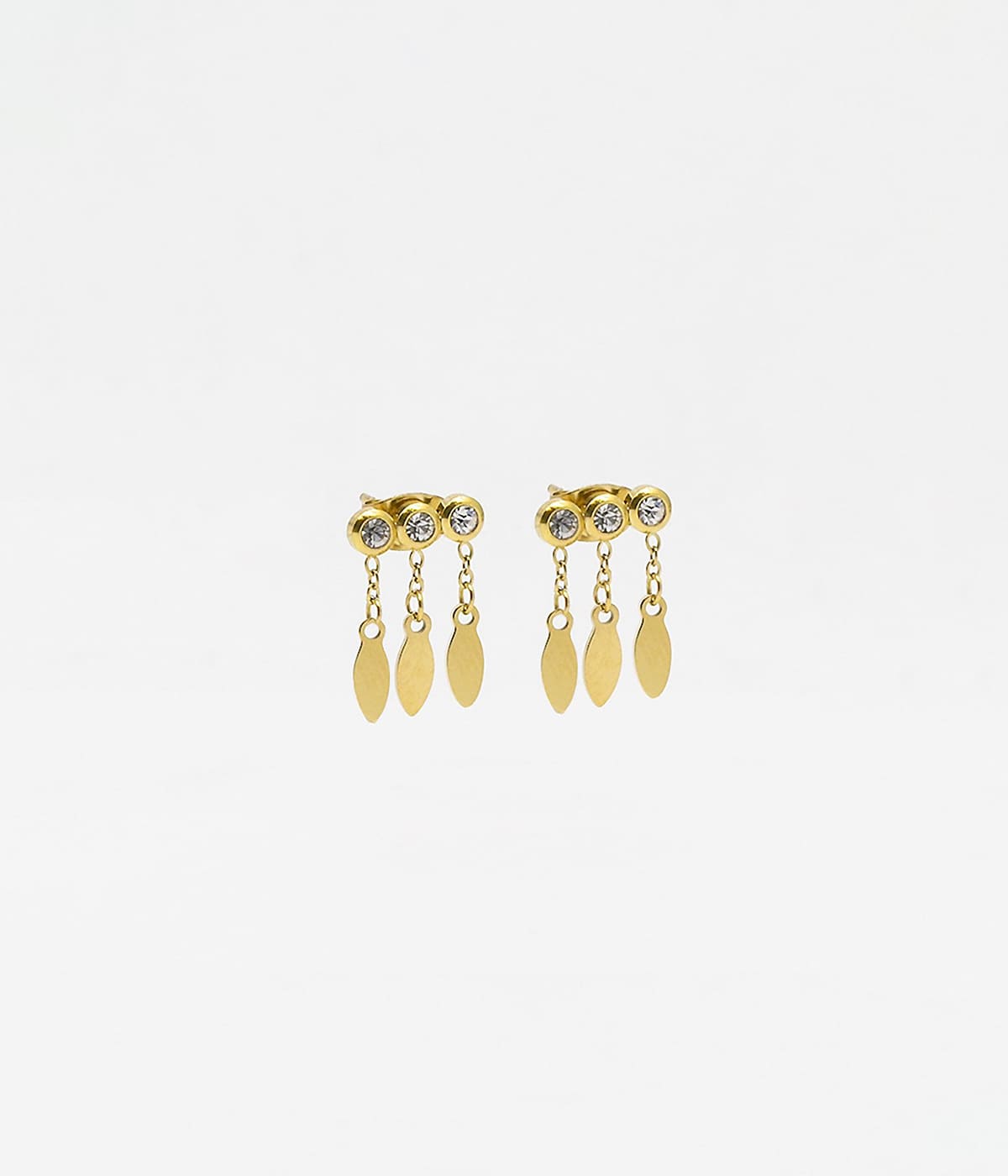 Boucles d'oreilles Navajo (Acier doré)