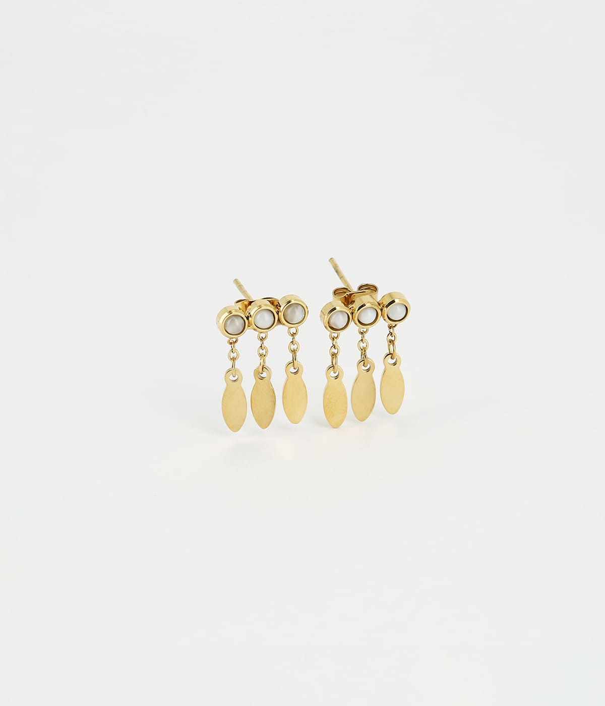 Boucles d'oreilles Navajo (Acier doré)