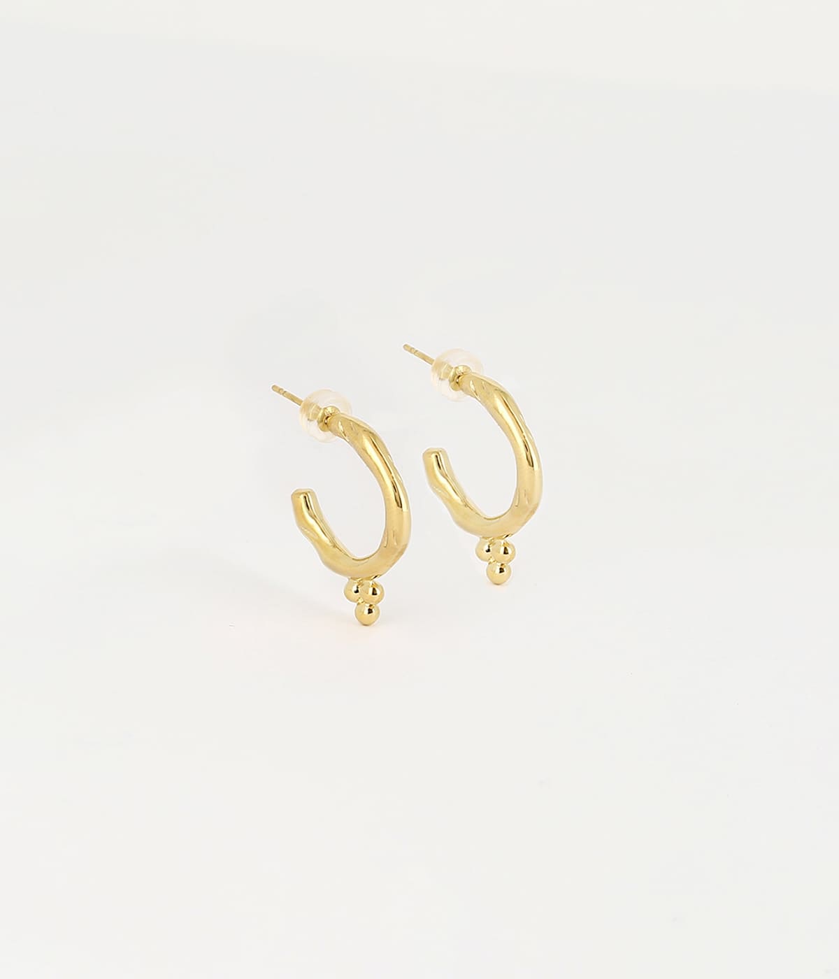 Boucles d'oreilles Neela (Acier doré)