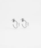 Boucles d'oreilles Precious Square (Acier)