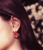 Boucles d'oreilles Punto (Acier)