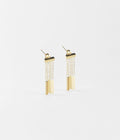 Boucles d'oreilles Rain (Acier doré)