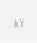 Boucles d'oreilles Rec (Acier)