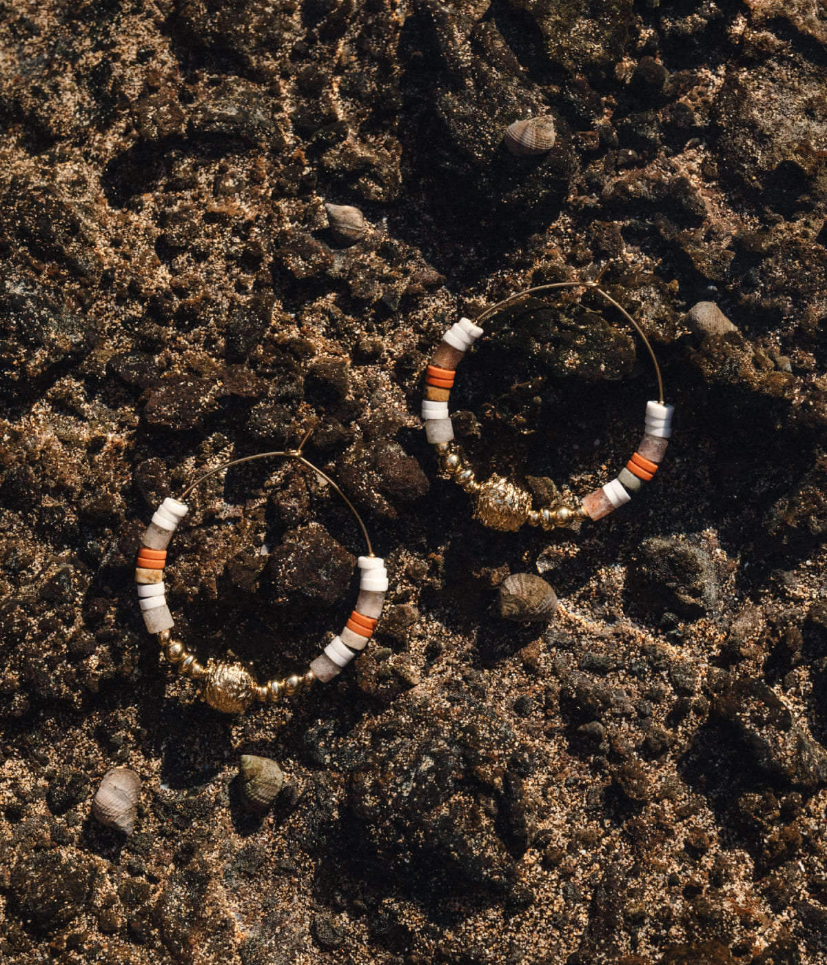 Boucles d'oreilles Salvatore (Acier doré)