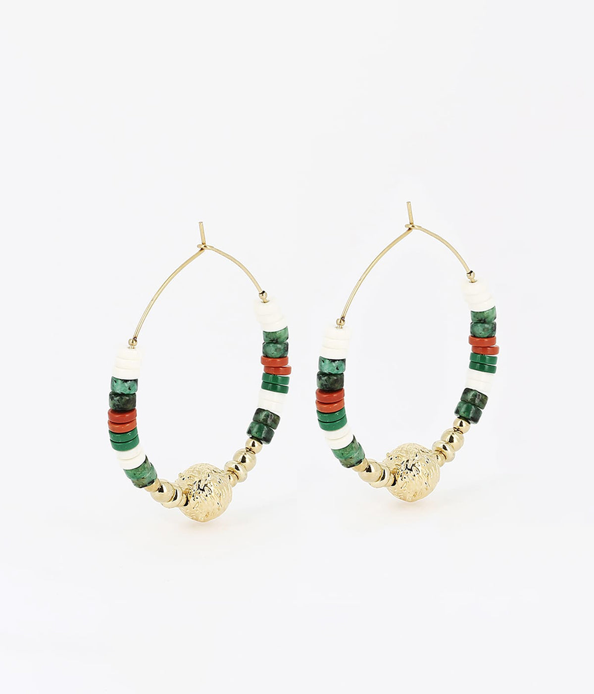 Boucles d'oreilles Salvatore (Acier doré)