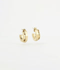 Boucles d'oreilles Sam (Acier doré)