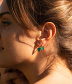 Boucles d'oreilles Sami (Acier doré)