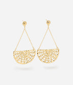 Boucles d'oreilles San Antonio (Acier doré)